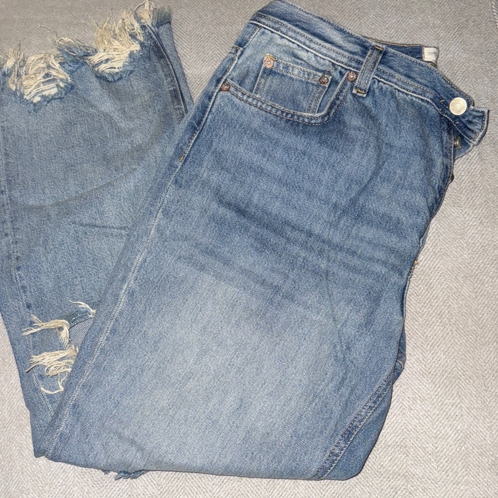 FP Movement by Free People Light Blue Flare Jeans